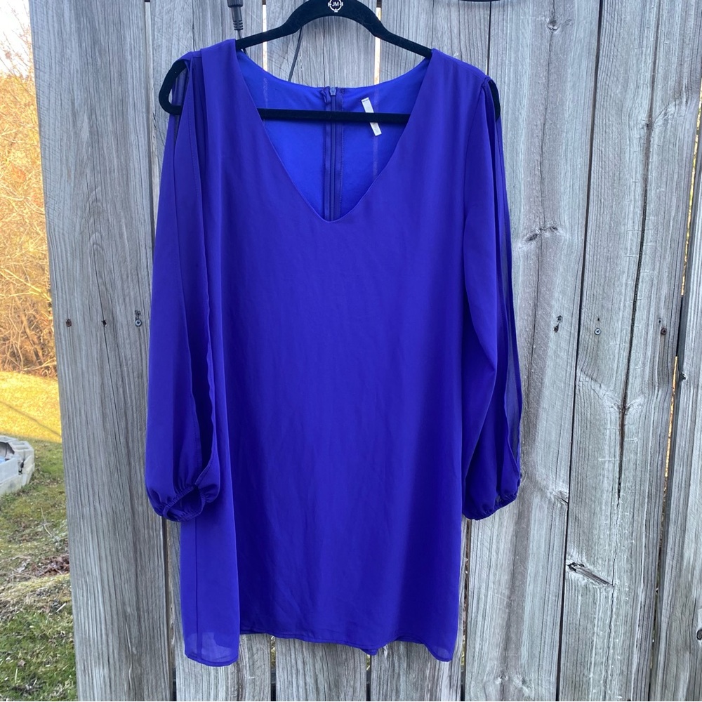 Sage‎ Royal Blue Mini Dress